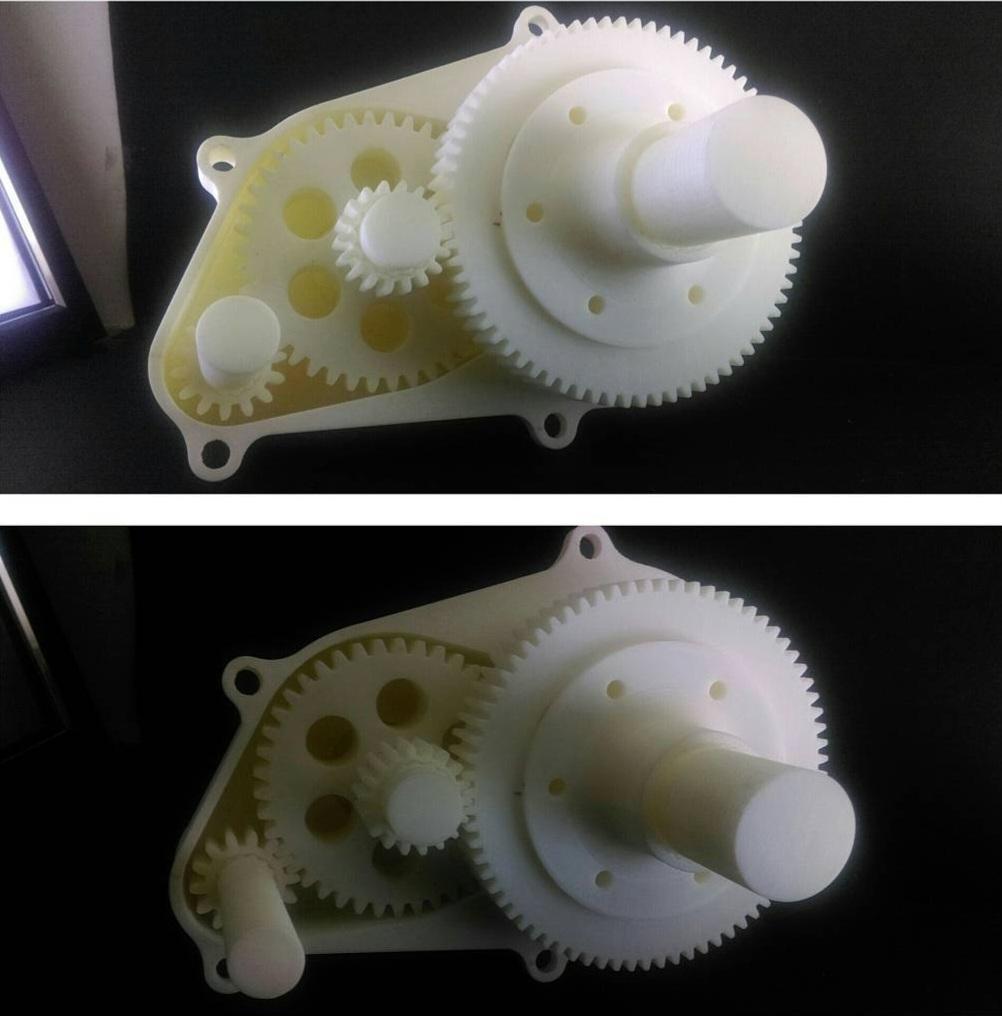 3D printed mechanical gear system